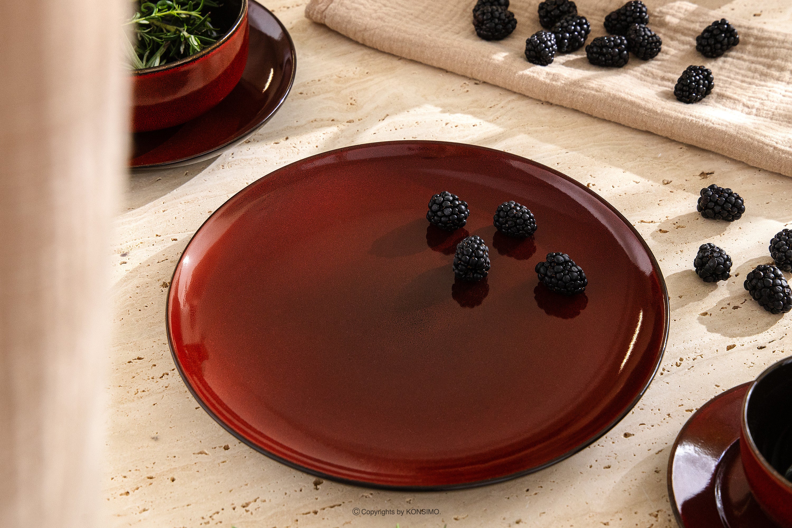 Middagservise 6 personer 18 deler GAMBIA