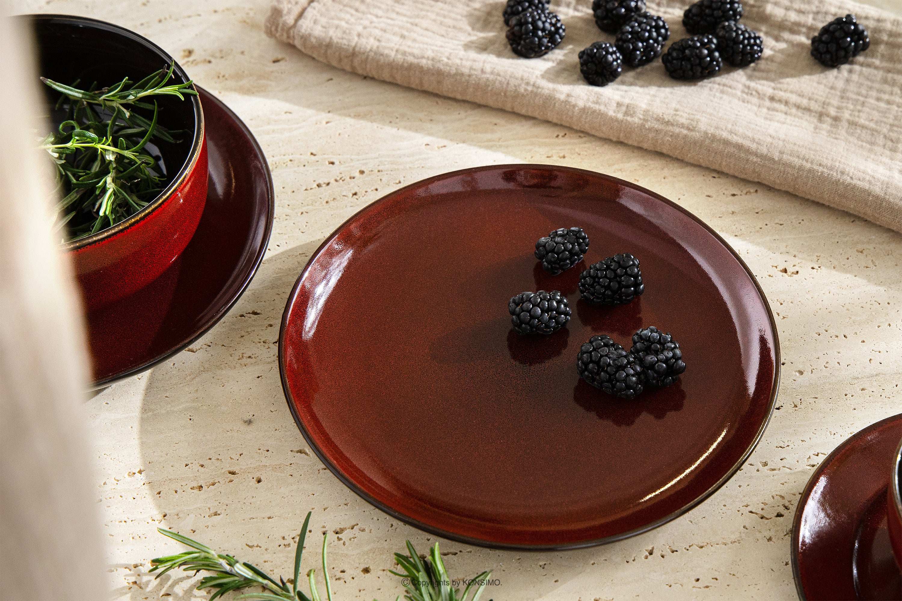 Middagservise 6 personer 18 deler GAMBIA