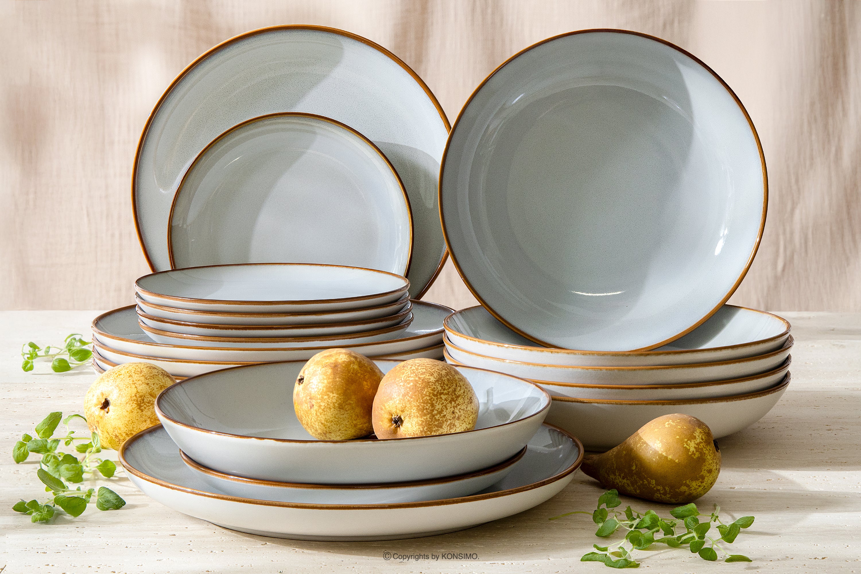 RITZENHOFF & BREKER PORTOFINO middagservise 6 personer 18 deler