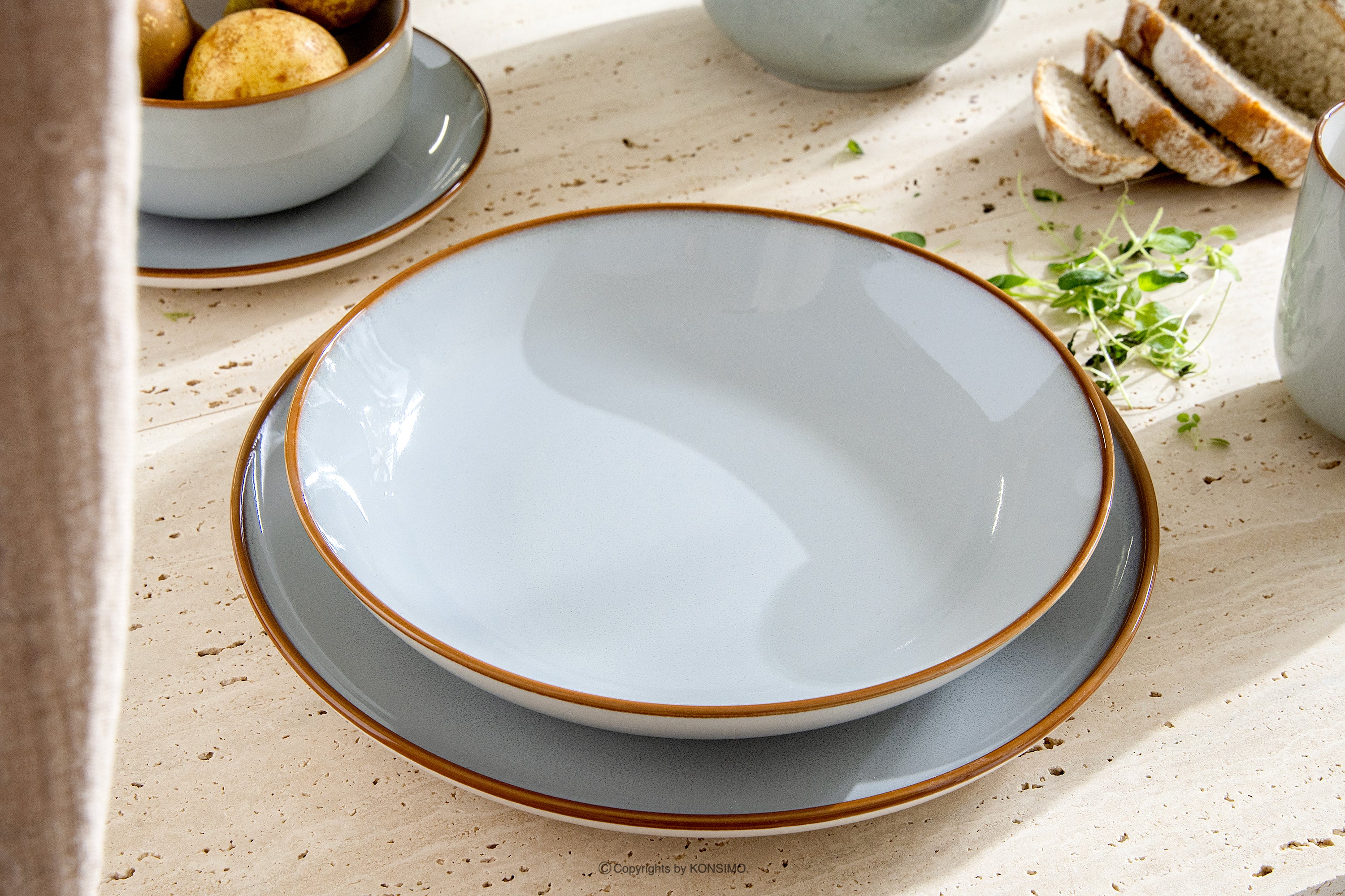 RITZENHOFF & BREKER PORTOFINO middagservise 6 personer 18 deler