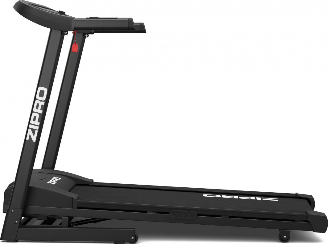 Tredemølle elektrisk 12km/t, 15 nivåer stigning, 120x42cm løpebånd – Zipro Pulse