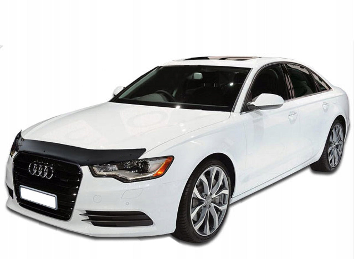 Scoutt panserbeskytter i akryl til Audi A6 C7 med sort gloss finish og enkel klipsmontering
