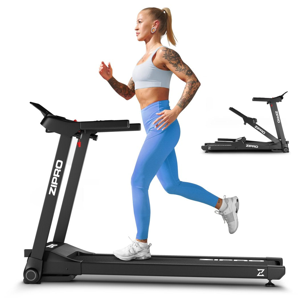 Tredemølle Med 16 1655x765x260mm Km/t, 12 Nivåer Og 125x45cm Løpebånd Zipro Ramble