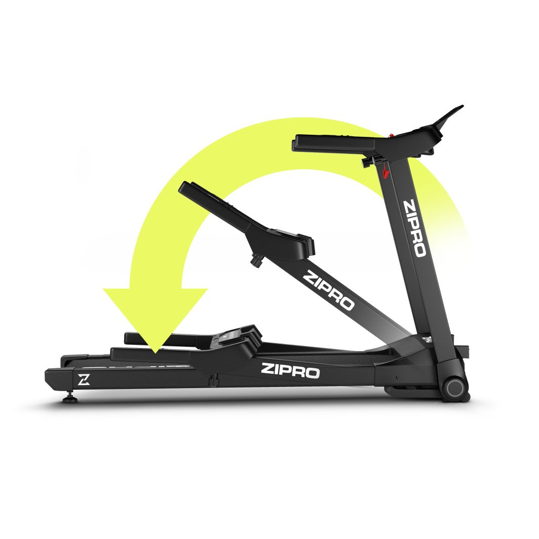 Tredemølle Med 16 1655x765x260mm Km/t, 12 Nivåer Og 125x45cm Løpebånd Zipro Ramble