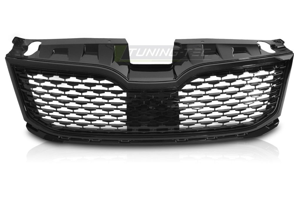 Detaljbilde av grill Skoda Octavia III 16-20 med detaljer.
