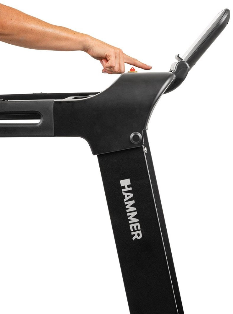 Tredemølle Med Løpeflate 152x50cm, 1–24km/t, 150kg Hammer FlyRun 4.0