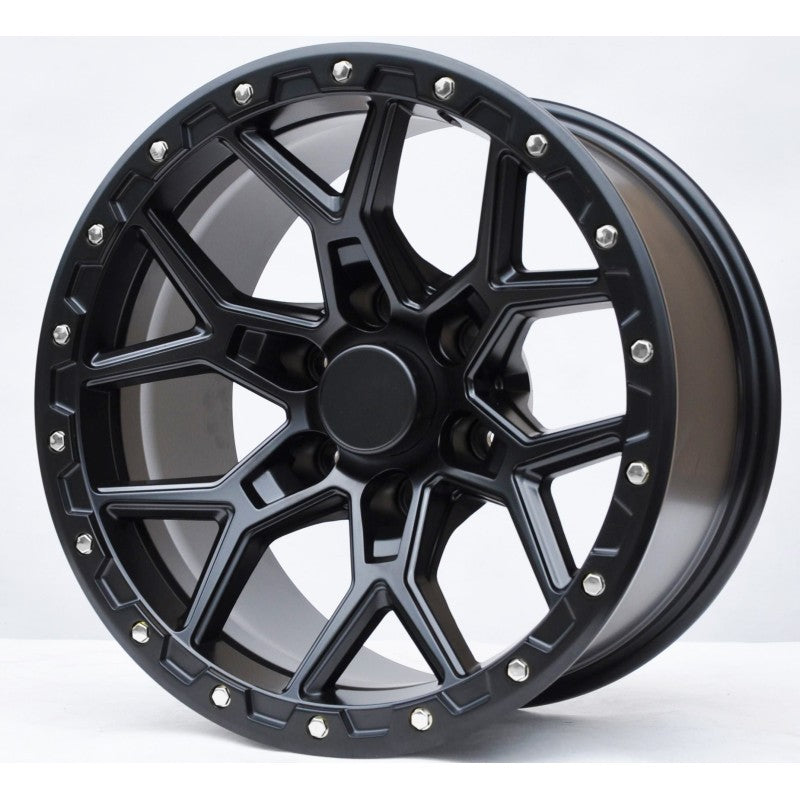 Felger 6x139,7 17x9 ET-12 CB110,1 matt svart