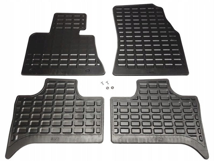 BMW OEM Allwetter gummi gulvmatter til BMW X5 (E53) 1999–2006 – sett med 4 matter foran og bak