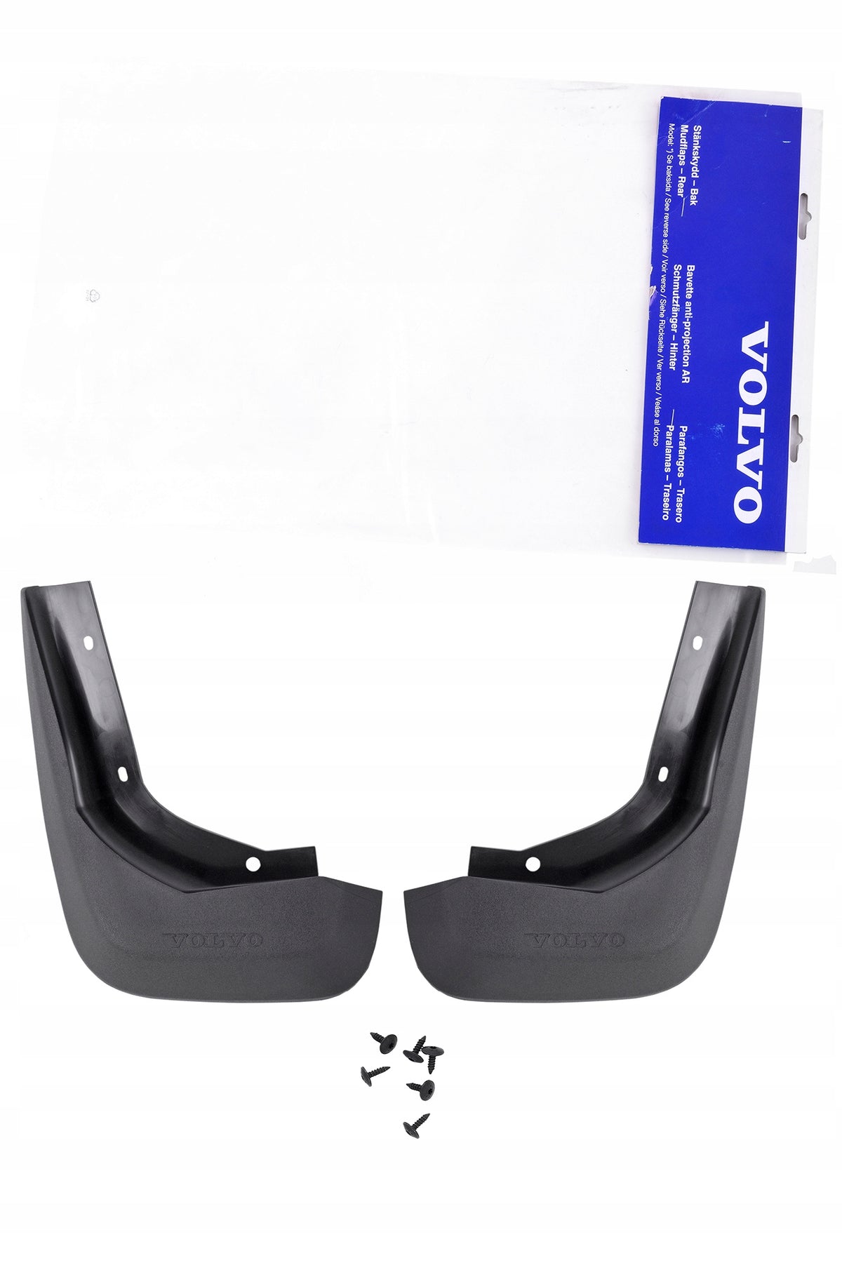 Volvo OEM skvettlapp til Volvo V60 I / sett 2 stk. – svart plast