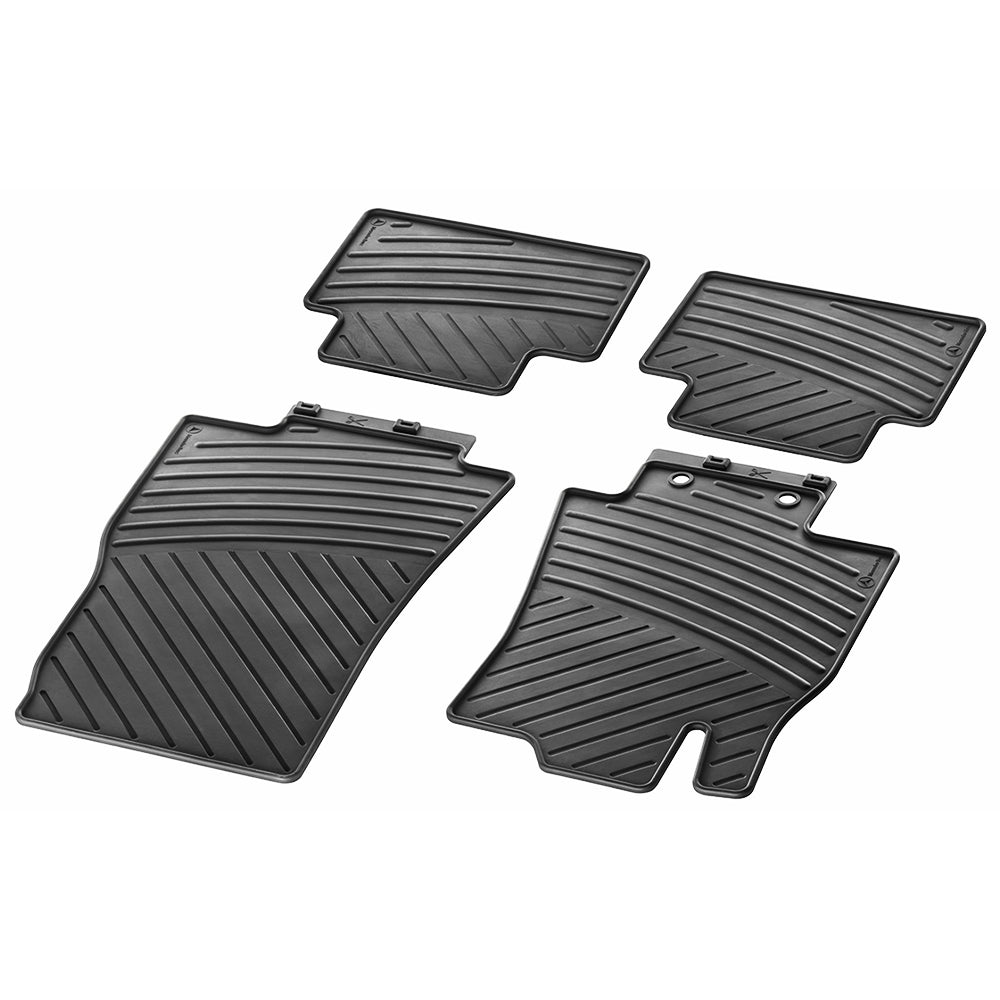 Originale Mercedes OEM TPE gummimatter til Mercedes A W169 C169 – sett med 4 stk, svart