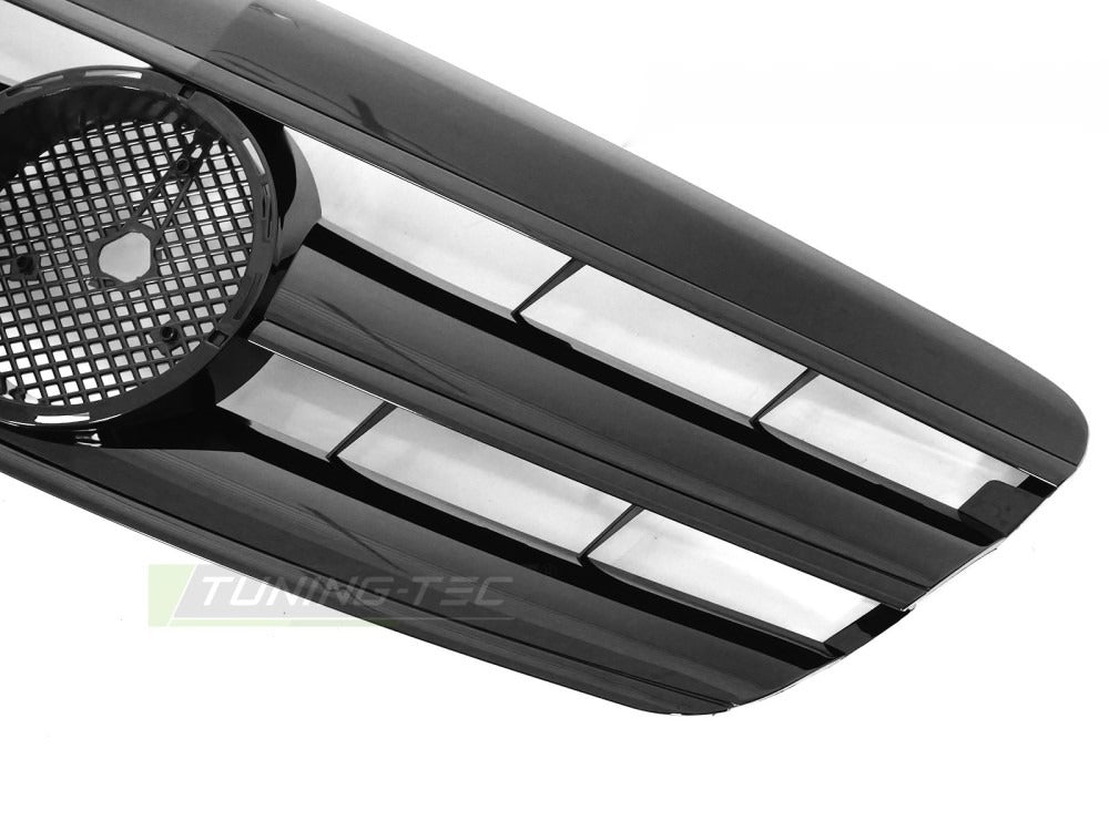 Grill Mercedes S-Klasse W221 05-09 sett fra siden, struktur synlig.