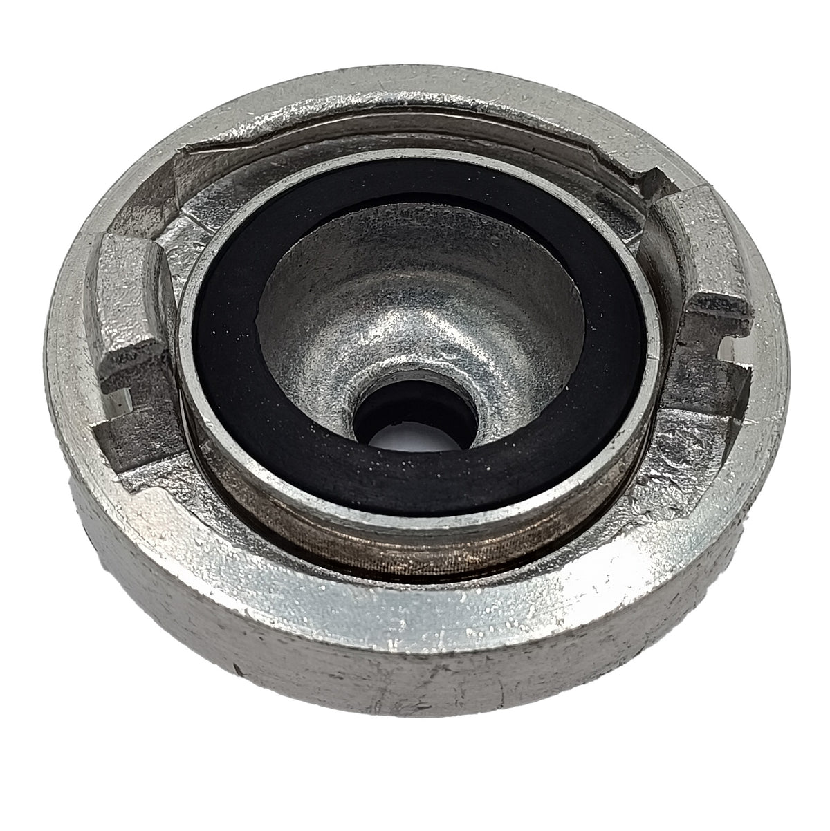 Tagred Storz-reduksjonskobling 25/52 mm i aluminium – sett forfra