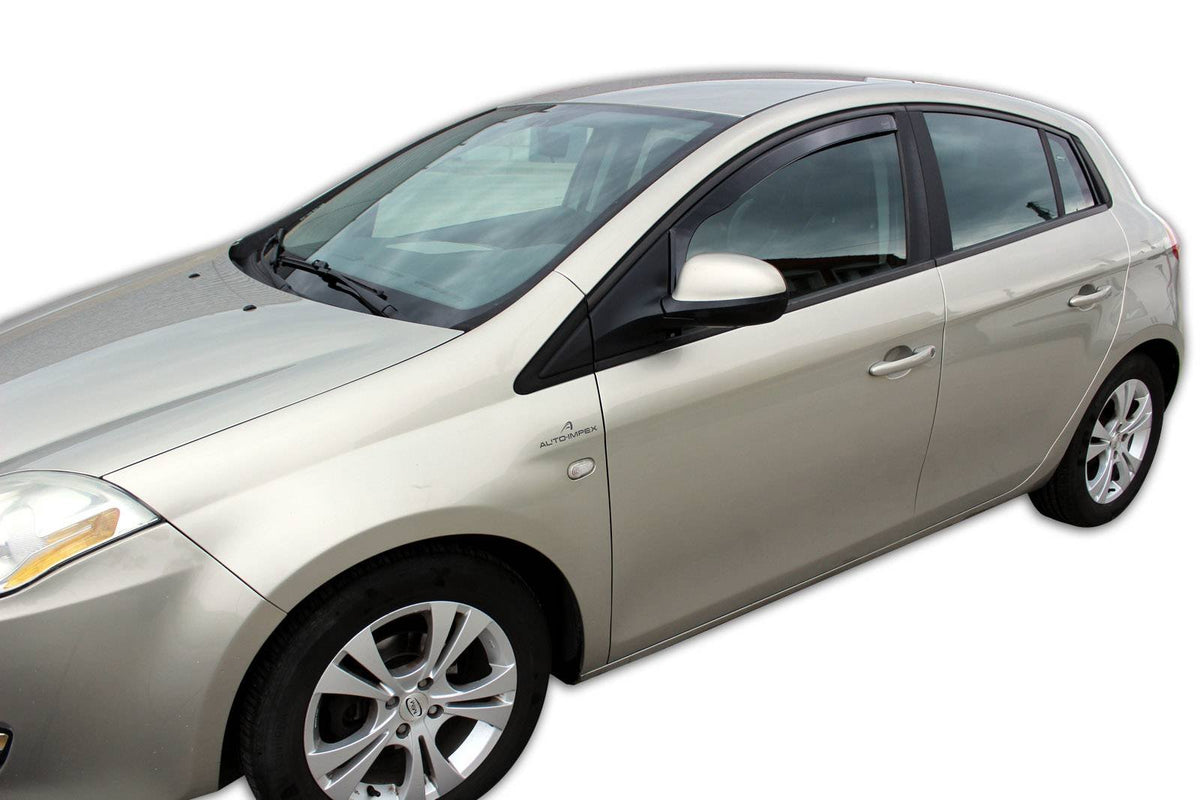 Heko vindavviser til Fiat BRAVO 5-dørs 03. – PMMA Plexi sort