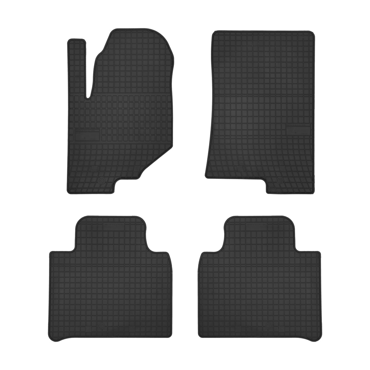 Frogum gummimatter til Ssangyong Rexton IV (2017–) – svart/anthracite, 4 stk. med 1 cm sidekant