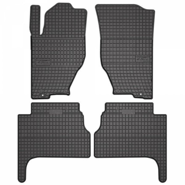 Frogum gummimatter til Kia Sorento I (2002–2009) – svart, 1 cm sidekant, sett med 4 matter