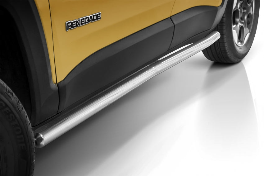 Stigtrinn fra Steeler til Jeep Renegade 2014-2018 i rustfritt stål og polert krom
