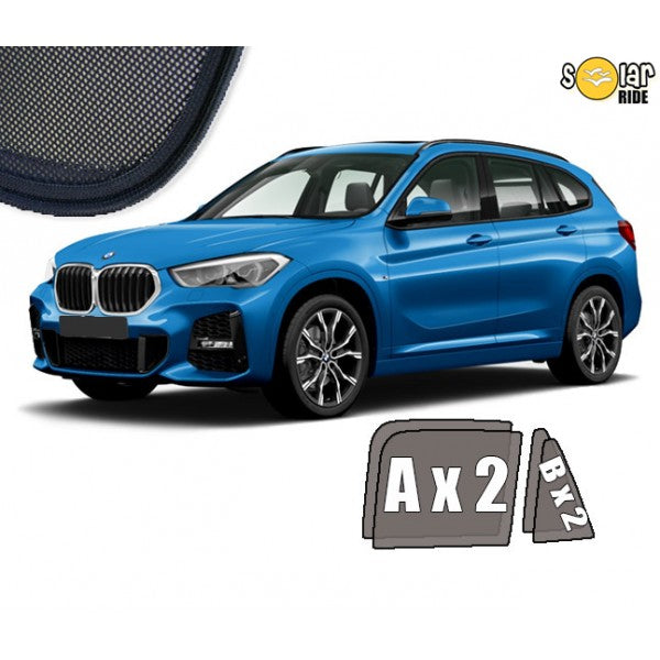 Sr solskjerm i akryl til Bmw X1 (F48) for bedre ventilasjon og regnbeskyttelse