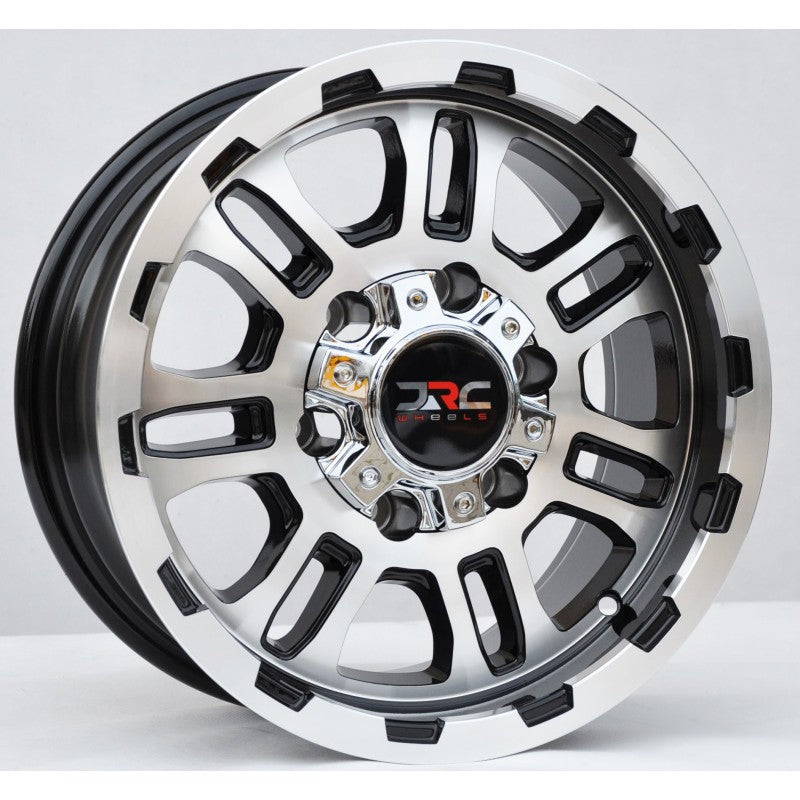 Felger 6x139,7 15x7 ET0 nav 110 MB polert/svart