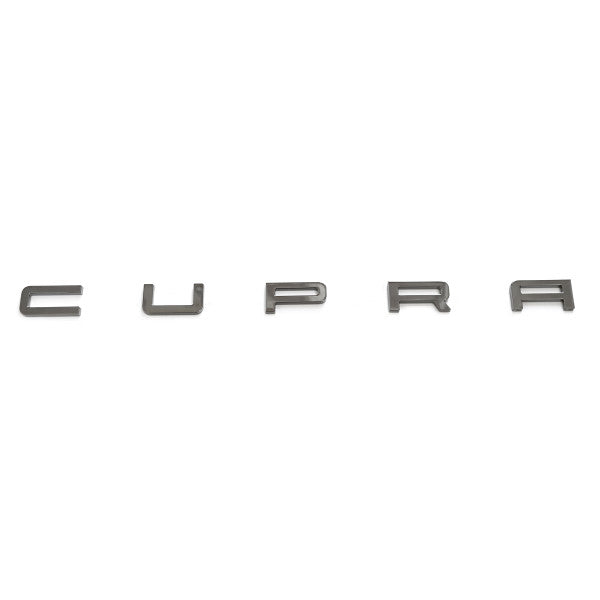 Emblem/logo til Cupra Formentor > High-gloss Black / Glossy Chrome med perfekt passform og blank krom finish