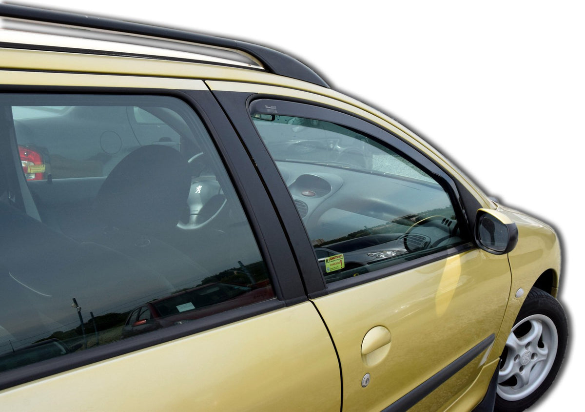 Vindavviser Peugeot 206 5-dørs (1998-2012) – PMMA Plexi - detaljer