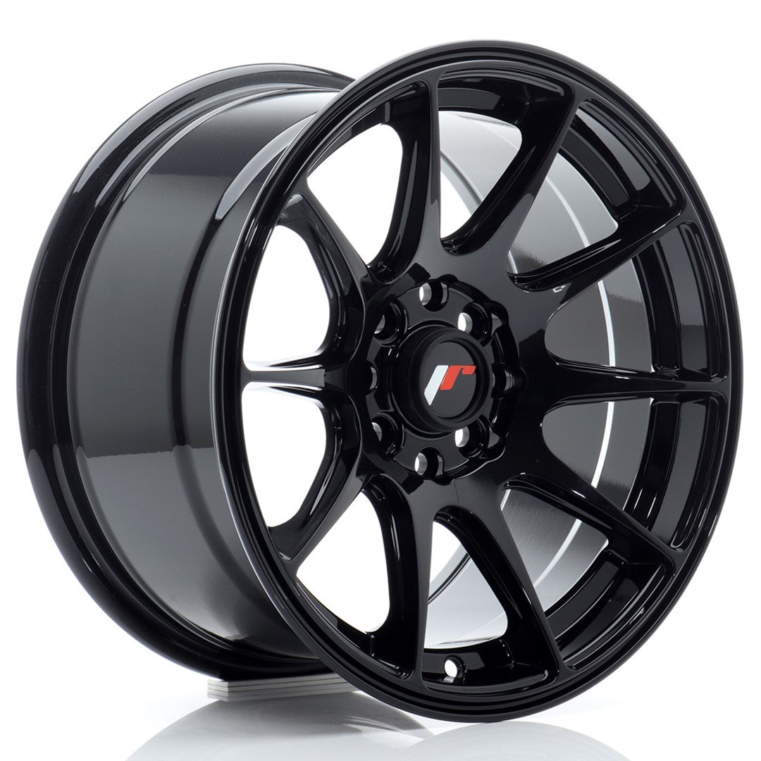 Felg JR Wheels JR11 15x8" Black – sett forfra