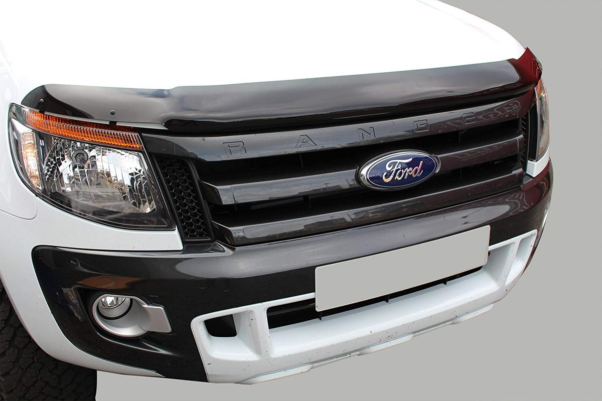 HD panserbeskytter i akryl til Ford Ranger 2012-2015 med sort gloss finish og enkel montering