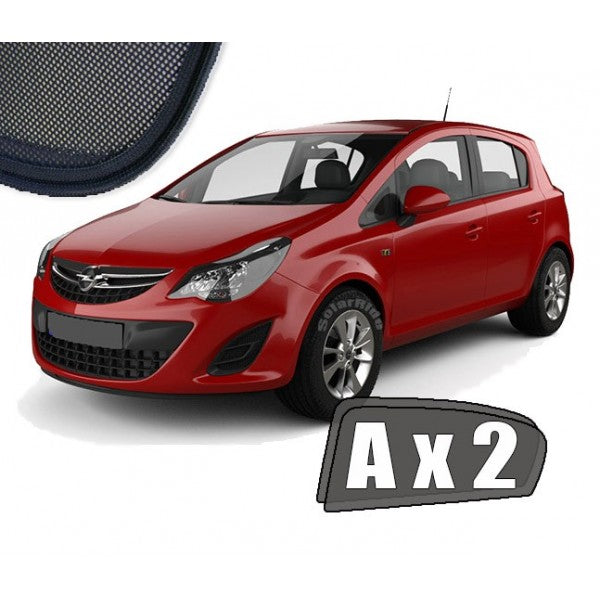 Sr solskjerm i akryl til Opel CORSA E, vindavviser og regnbeskyttelse