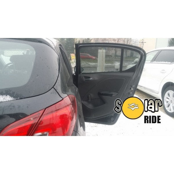 Solskjerm Opel CORSA E (2014-2019) (2 stk) - sett forfra