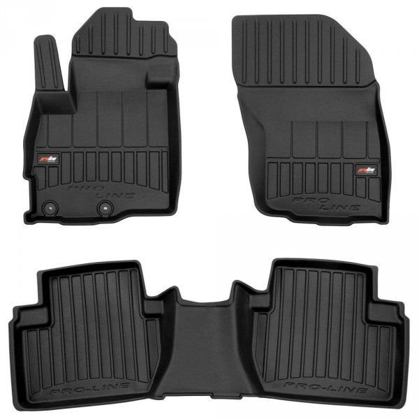 Frogum 3D Premium gulvmatter i TPE til Mitsubishi Outlander II (2006-2012) – vanntett og formstøpt
