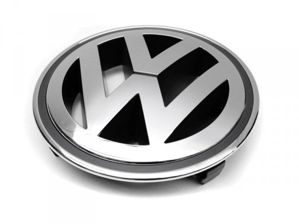 Emblem/logo til Vw Golf 5 / VW Passat Glossy Chrome i blank krom, perfekt for frontgrill, slitesterkt ABS-materiale