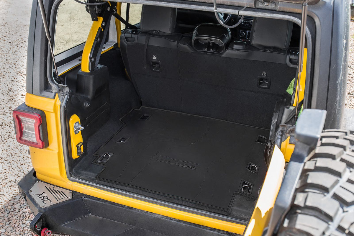 Ven-Tuning bagasjeromsmatte til Jeep Wrangler JL – 10 mm sidekant