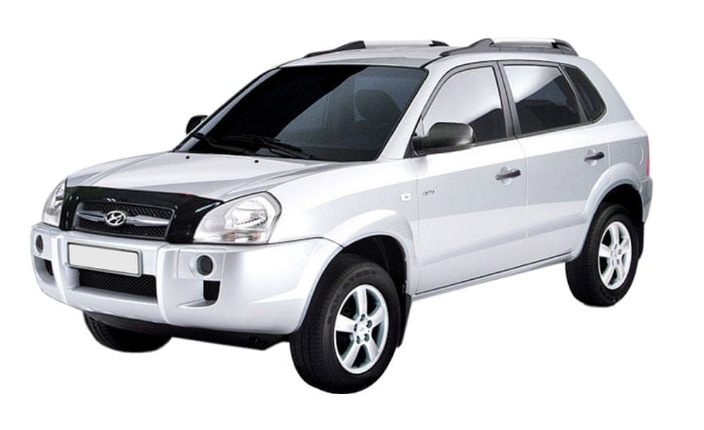 Scoutt panserbeskytter i akryl til Hyundai Tucson I (2004-2009) med enkel montering og steinsprutbeskyttelse