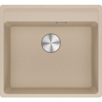 Franke Maris beige kjøkkenvask i granittkompositt 560x510 mm sett ovenfra