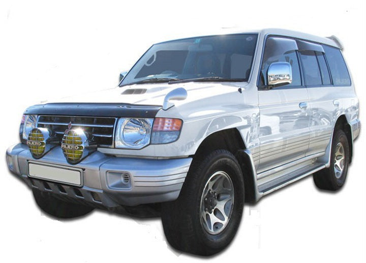 Scoutt panserbeskytter i akryl til Mitsubishi Pajero II (1990-1999) beskytter mot steinsprut og insekter