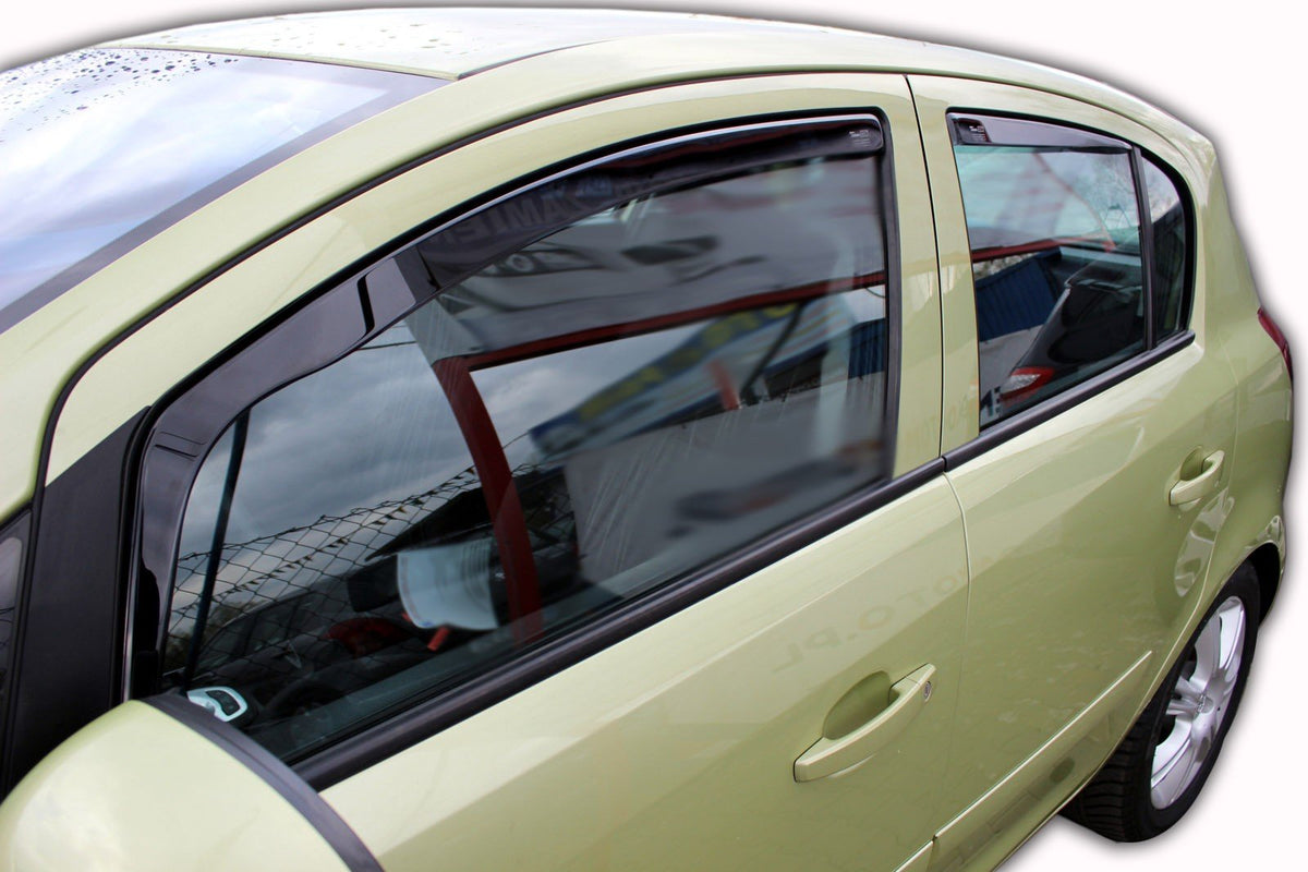Vindavviser Opel CORSA D/E 5-dørs 09. (2006-2019) – PMMA Plexi - nærbilde