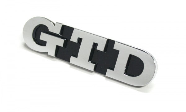 Emblem/logo til Vw GTD VW /Variant/4Motion Chrome i krom for front grill, original VW-del