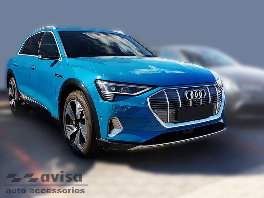 Bakfangerbeskytter Audi e-tron / Q8 e-tron (2018-2023) – rustfritt stål - detaljer