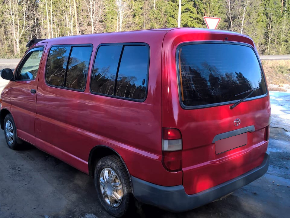 Heko vindavviser til Toyota Hiace – røykfarget plexiglass