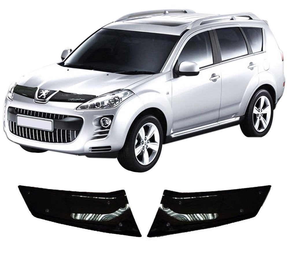 Scoutt panserbeskytter i akryl for Peugeot 4007 SUV 2007-2012 med steinsprutbeskyttelse og enkel montering