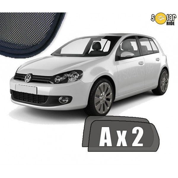 Sr solskjerm i akryl til Vw Golf Hatchback VI (2008-2012) med enkel montering og vindavviser funksjon