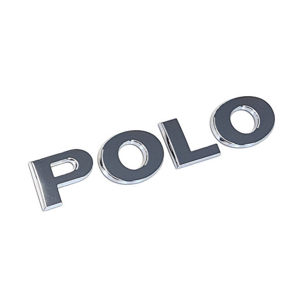 Emblem/logo til Vw Polo 6 (2G/AW) > Glossy Chrome i blank krom og ABS-materiale