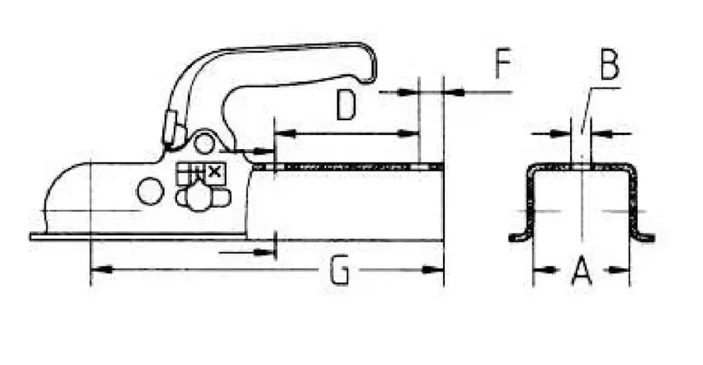 Kulefeste for Knott K 7,5-D 60 mm henger  | Nomax.no🥇_1