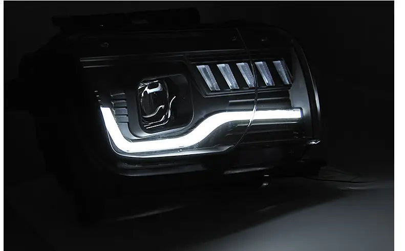 Frontlykter Chevrolet Camaro 09-13 Tube Light Black | Nomax.no🥇_2