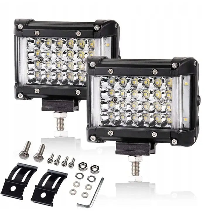 2 x Arbeidslampe Led Ekstra Kurvelys 148w - 1