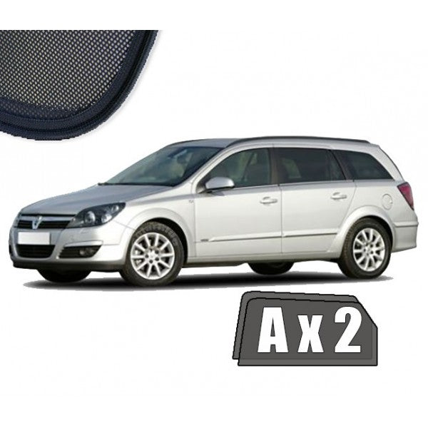 Sr solskjerm i akryl til Opel Astra H Sports Tourer med enkel montering og vindavviserfunksjon