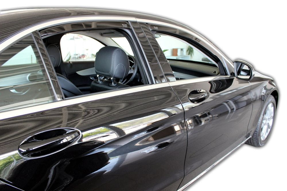 Vindavviser Mercedes C (W205) Sedan / sett 4 stk. (2014-2021) – PMMA Plexi - detaljer