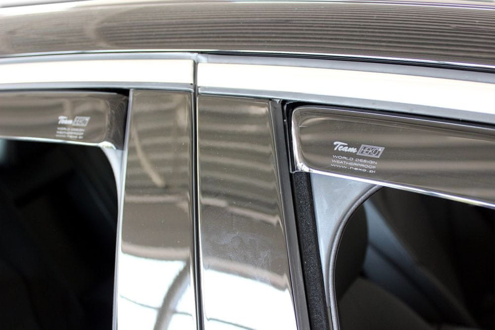 Vindavviser Mercedes C (W205) Sedan / sett 4 stk. (2014-2021) – PMMA Plexi - nærbilde