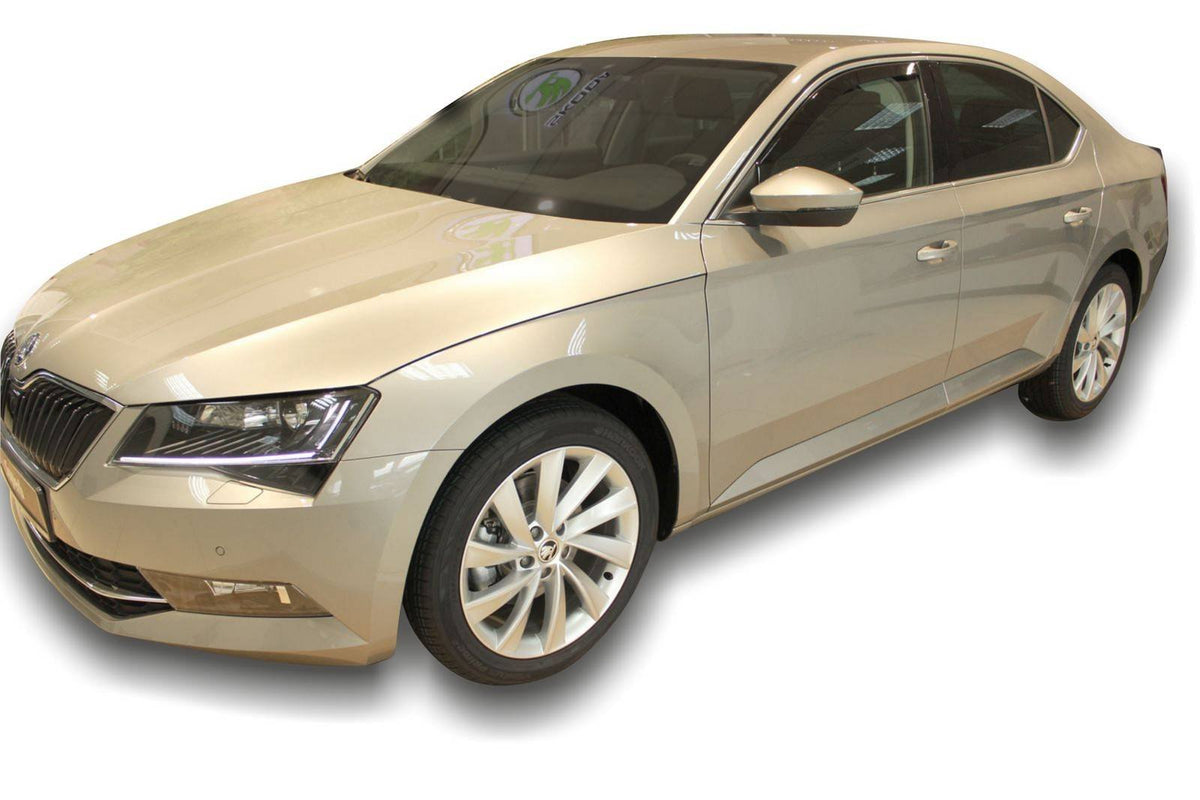 Heko vindavviser til Skoda Superb III Liftback / sett 4 stk. – PMMA Plexi