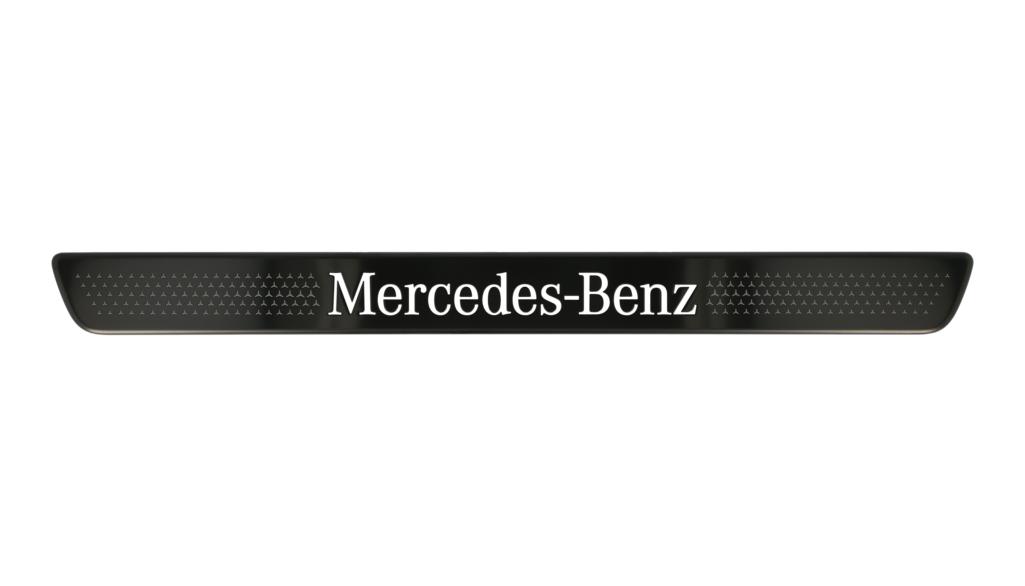 Mercedes OEM dørbeskytter til Mercedes for LED lighting Black Edition – svart titanium black overflate