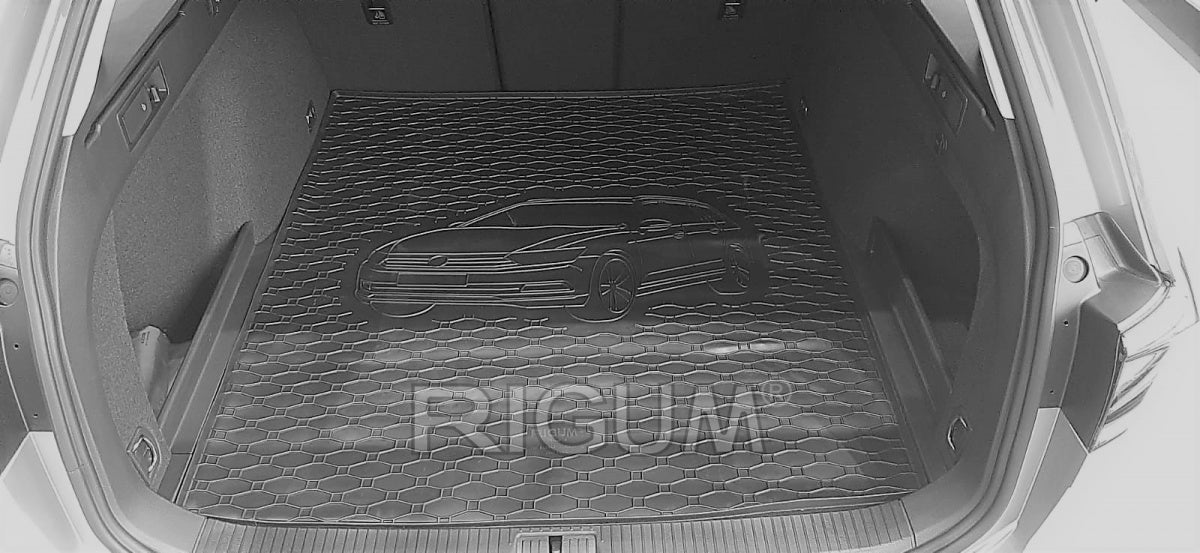 Rigum bagasjeromsmatte til Vw Passat B8 Variant – luktfrie gummi